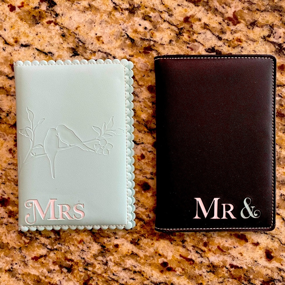 His & Hers Passport wallets